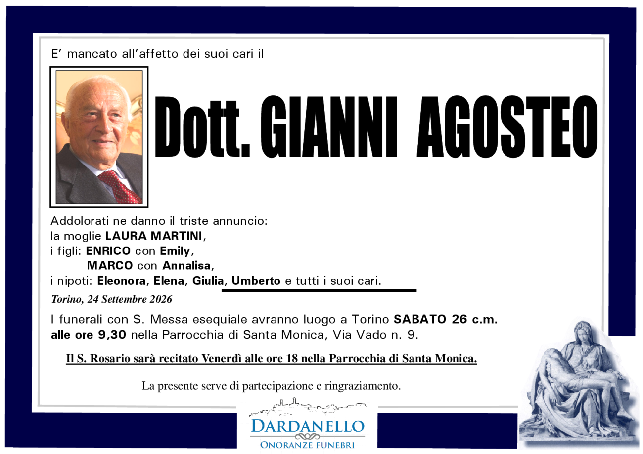 GIANNI AGOSTEO