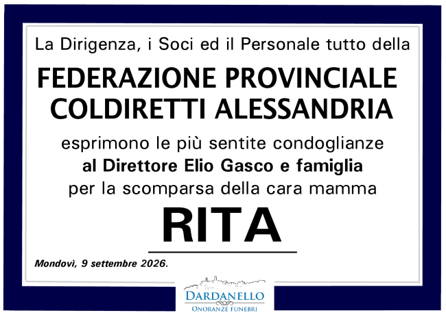 RITA ACOMO partecipazione